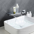 Bathroom Hot and Cold Concealed Waterfall Washbasin Faucet